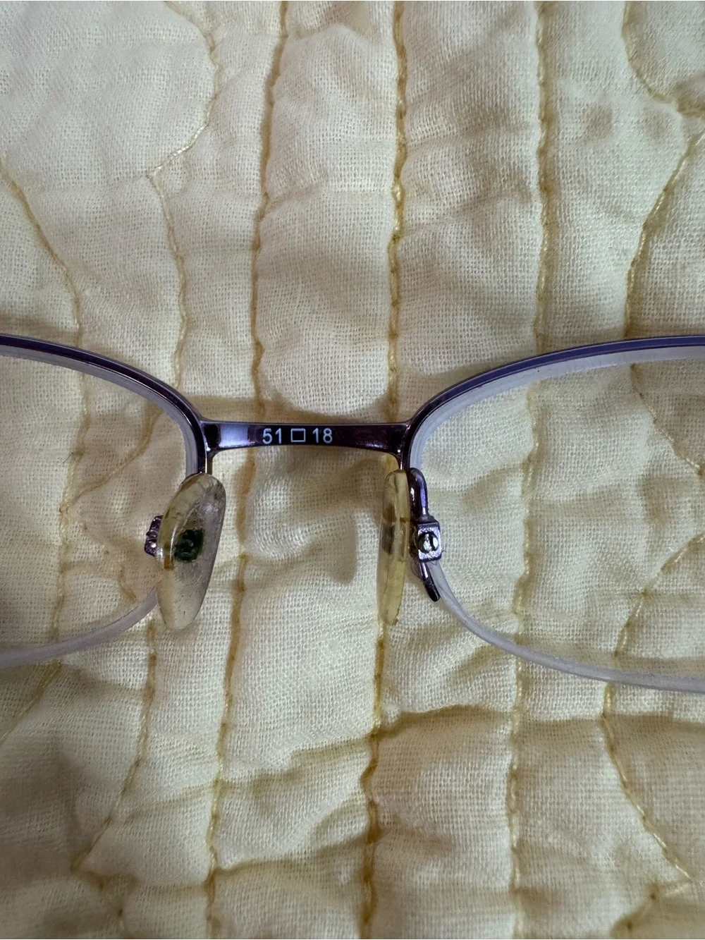 Bulova Istria Lilac and Black Rectangular Eyeglass Frames